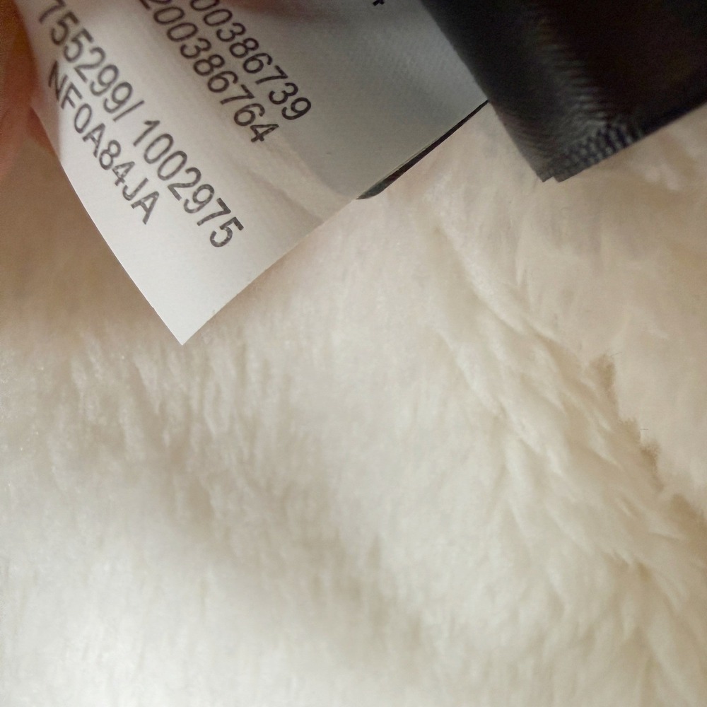 The North Face Shady Glade Parka Shearling Size L Womens White Dune NEW - Picture 7 of 9